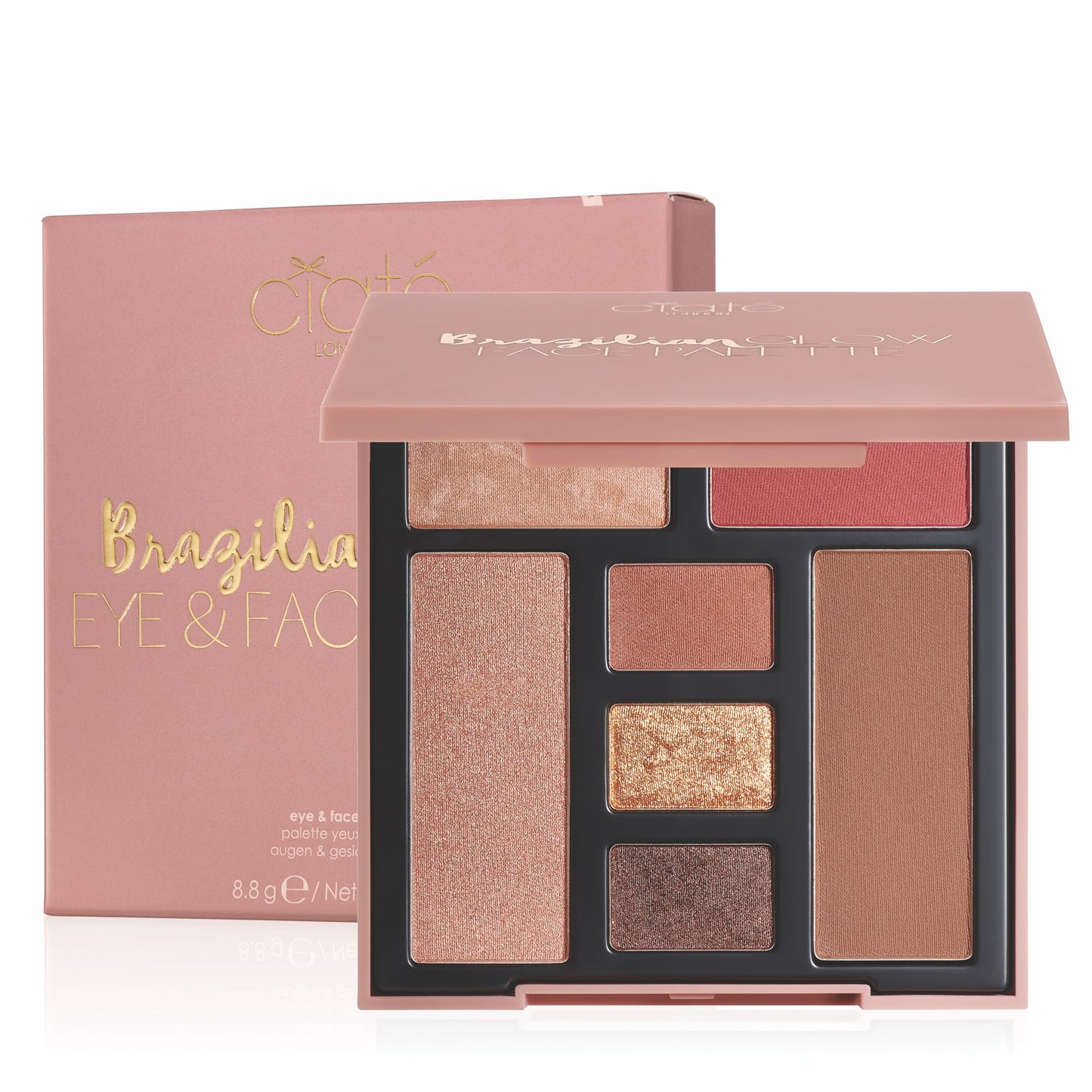 Brazilian Glow Eye & Face Palette 02 Medium Dark|8.8g