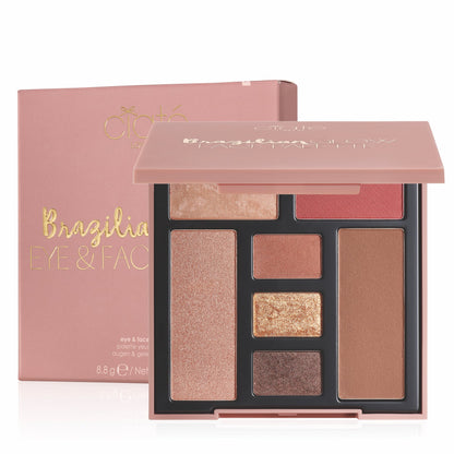 Brazilian Glow Eye & Face Palette 02 Medium Dark|8.8g