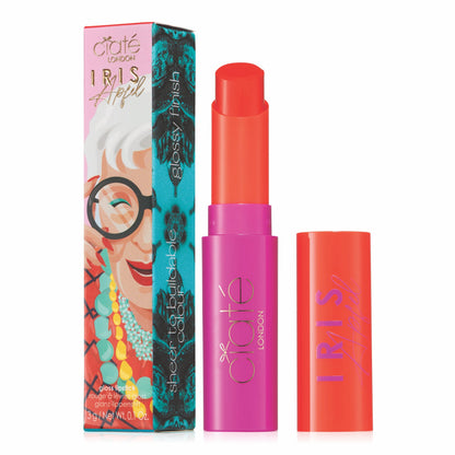 Iris Apfel Creamy Gloss Lipstick 6.5ml Orange Red|6.5ml