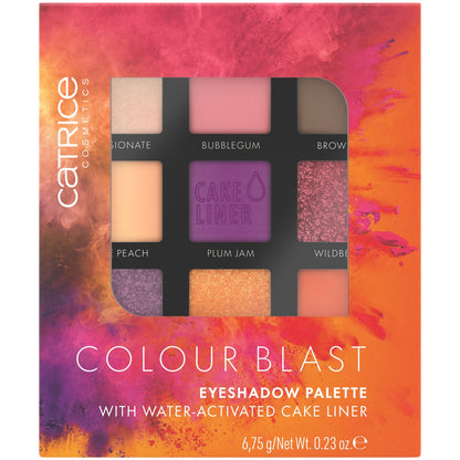 Colour Blast Eyeshadow Palette - 9 shades 10 Tangerine Meets Lilac|6.75g
