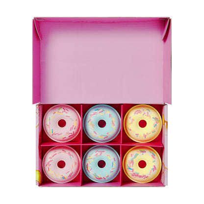 Donut Bath Fizzers 6pcs 6 x 58g