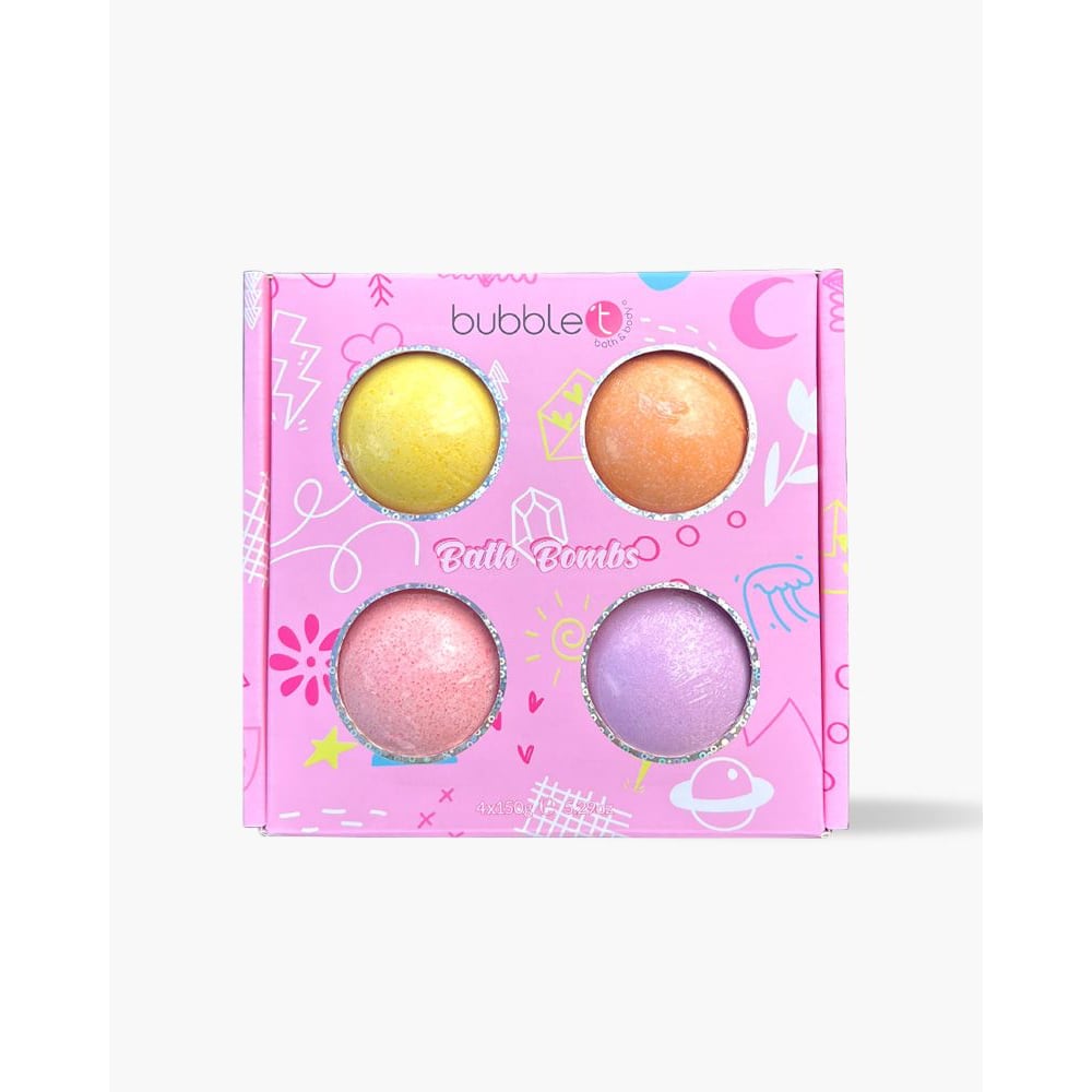 Small Mixed Fruity Bath Bomb Gift Set 4 x 150g