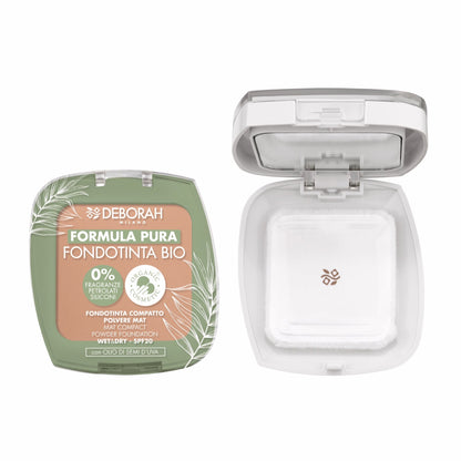 Formula Pura Organic Mat Compact Powder Foundation 04 9g Caramel|9g