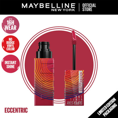 Maybelline Superstay Vinyl Ink Lipstick Music Collection Limited Edition Eccentric