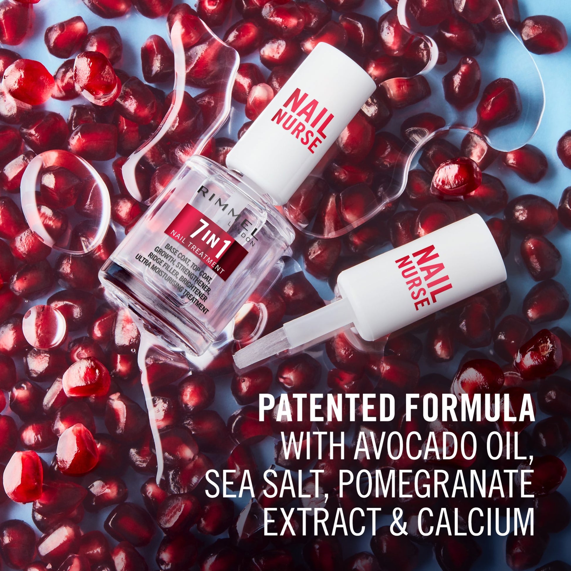 Rimmel London Nail Care 7 in 1 Multi Benefit Base & Top Coat 12ml 47g