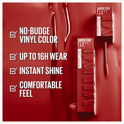 Maybelline Superstay Vinyk Ink Lipstick Set 3pcs (Coy, Lippy, Witty) Coy, Lippy, Witty