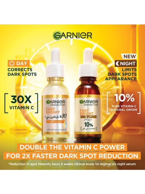 Garnier Skin Active Fast Bright Night Serum 30ml