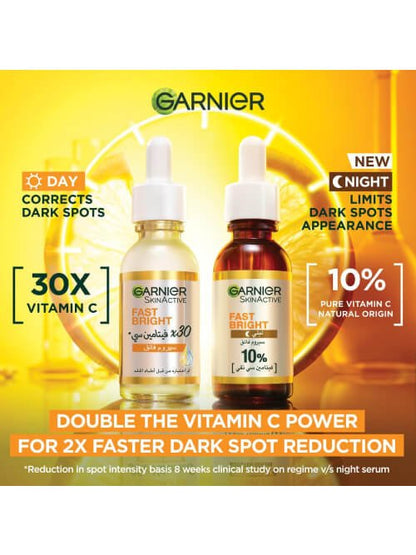 Garnier Skin Active Fast Bright Night Serum 30ml