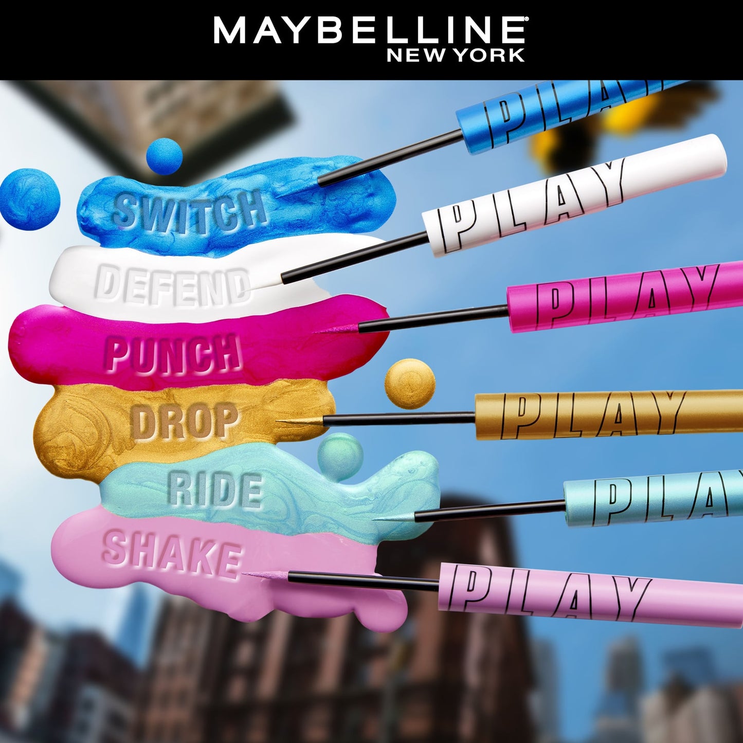Maybelline Tattoo Liner Play Waterproof Liquid Eyeliner Defend Defend