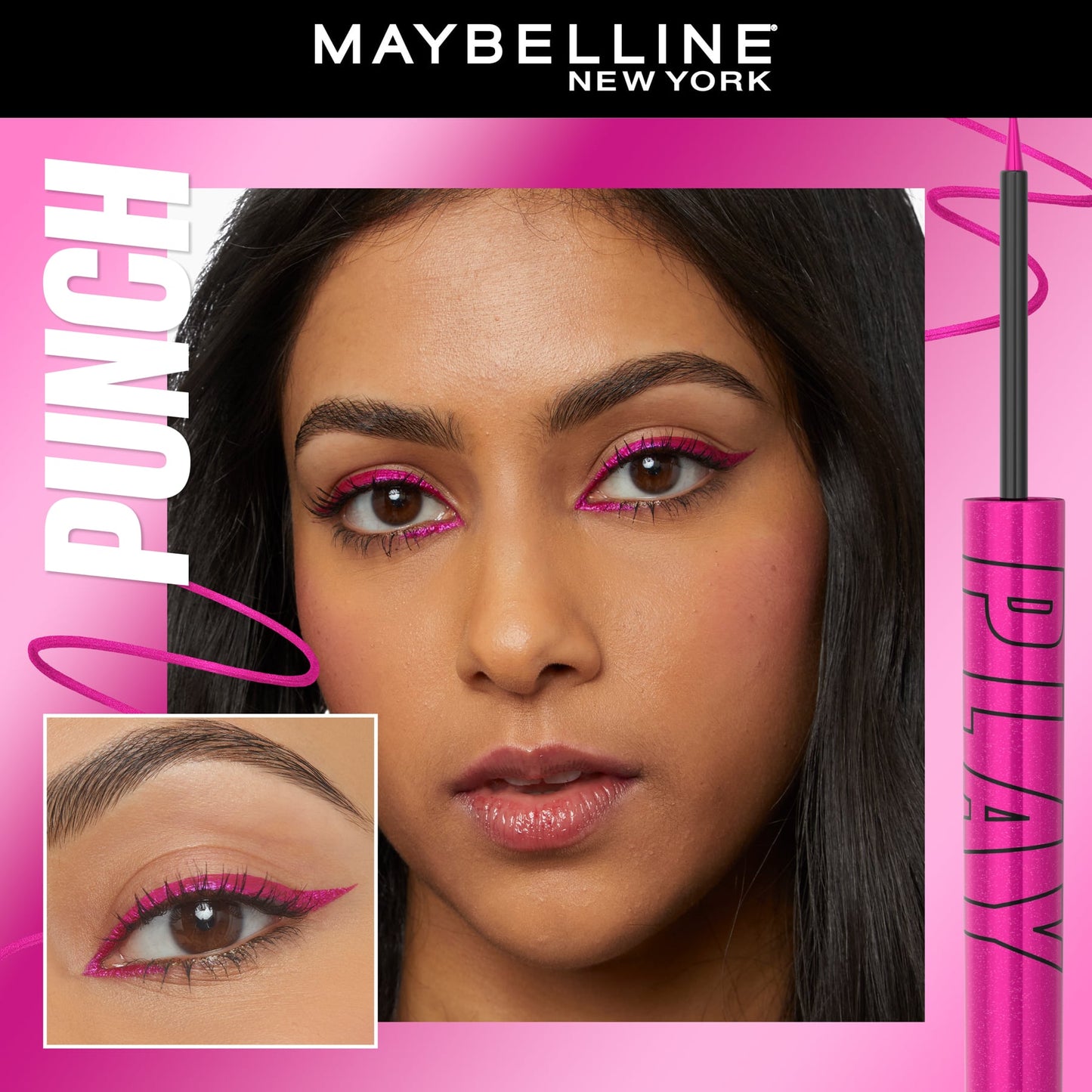 Maybelline Tattoo Liner Play Waterproof Liquid Eyeliner Defend Punch