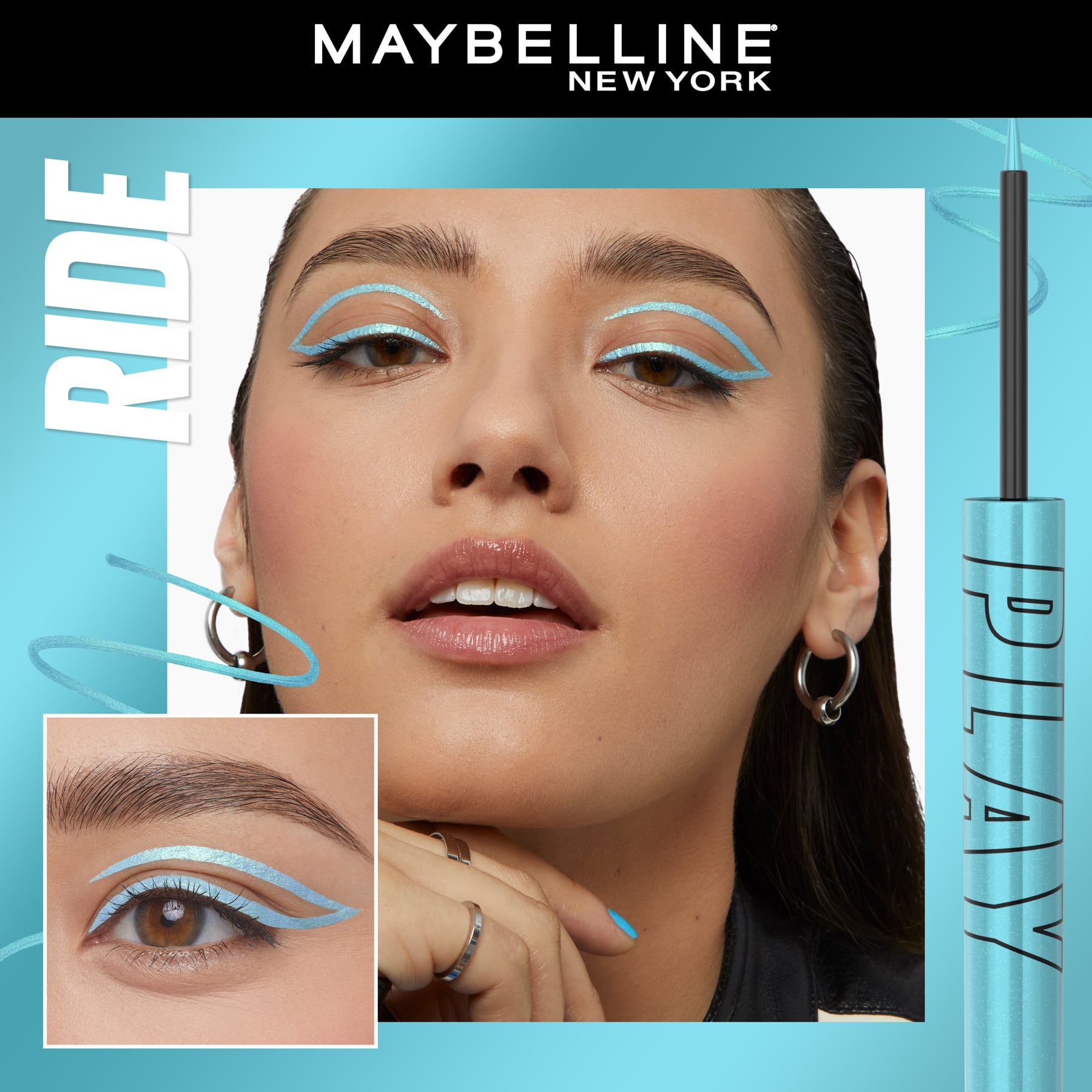 Maybelline Tattoo Liner Play Waterproof Liquid Eyeliner Ride Ride