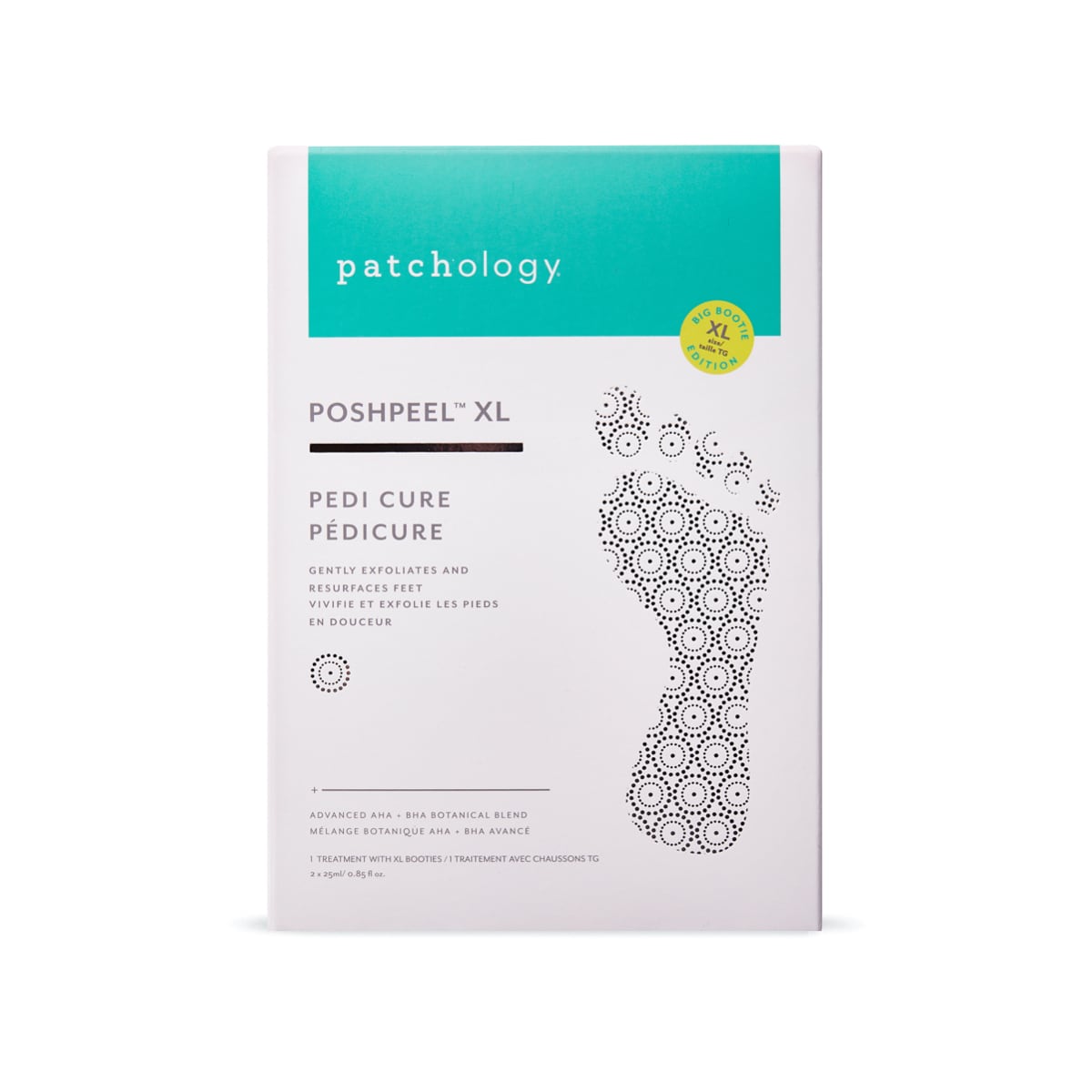 Patchology Posh Peel XL Pedicure Treatment Kit 2x 25ml