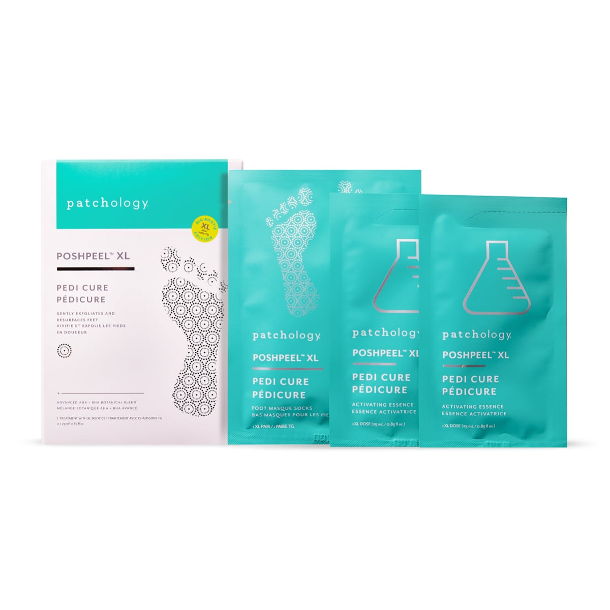 Patchology Posh Peel XL Pedicure Treatment Kit 2x 25ml