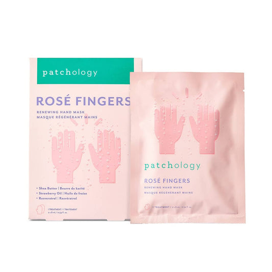 Patchology Serve Chilled Rose Fingers Renewing Hand Mask 2x 8ml