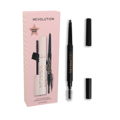 Makeup Revolution 5d Lash Mascara & Duo Brow Definer Pencil