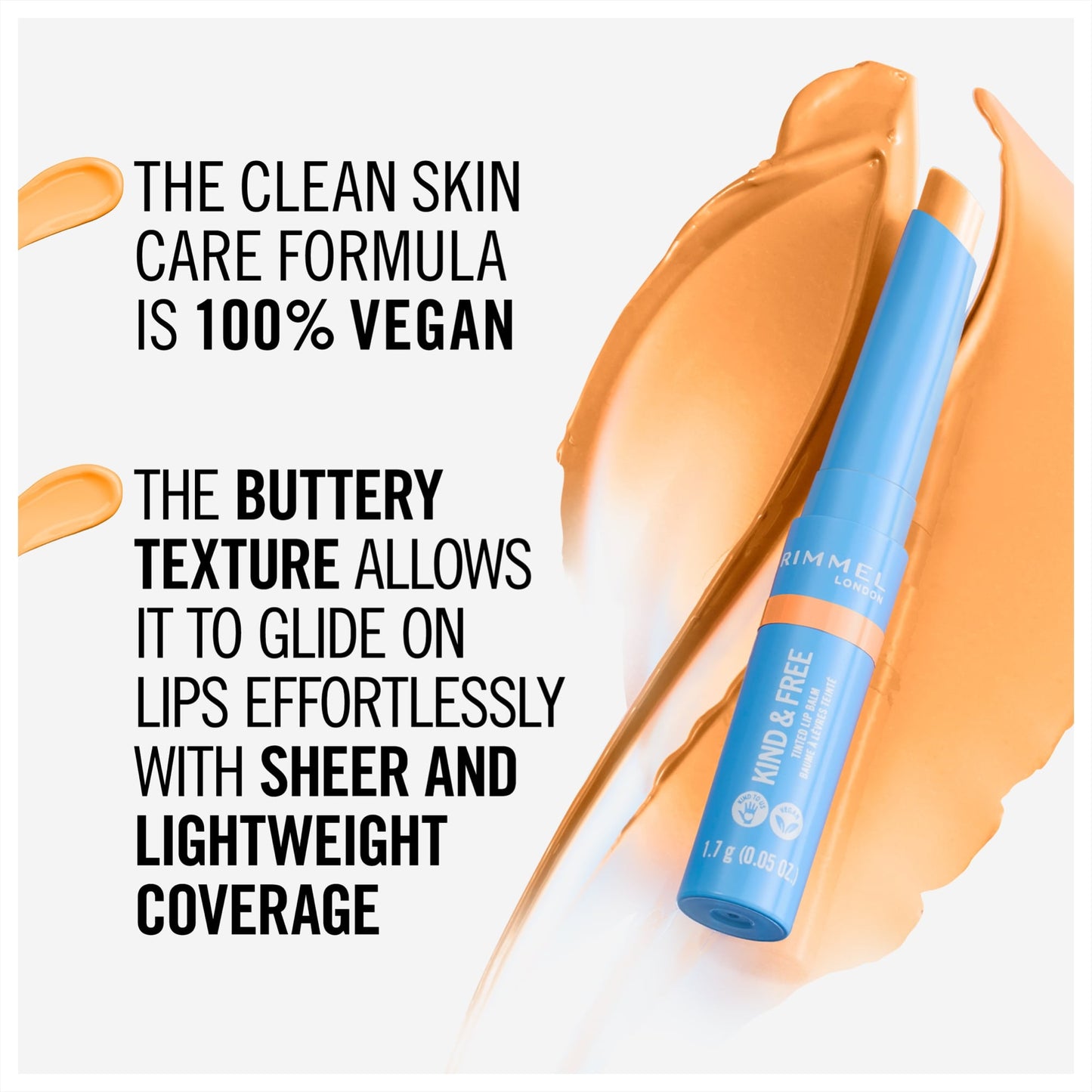 Rimmel London Kind & Free Tinted Lip Balm 1.7g 001 Air Storm|10g