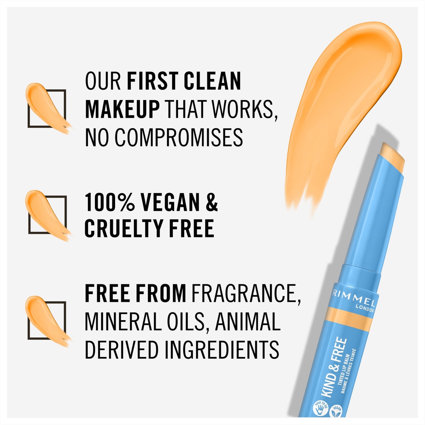 Rimmel London Kind & Free Tinted Lip Balm 1.7g 001 Air Storm|10g