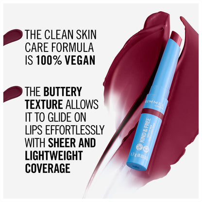 Rimmel London Kind & Free Tinted Lip Balm 1.7g 006 Berry Twist|10g