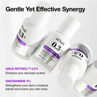 Anua Nano Retinol 0.3% Niacin Renewing Serum 30ml