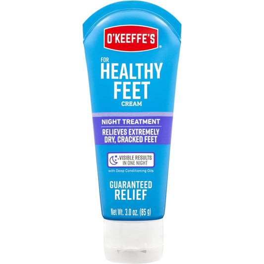 O'Keeffe's Healthy Feet Night Treatment Foot Cream Tube 3oz 3oz