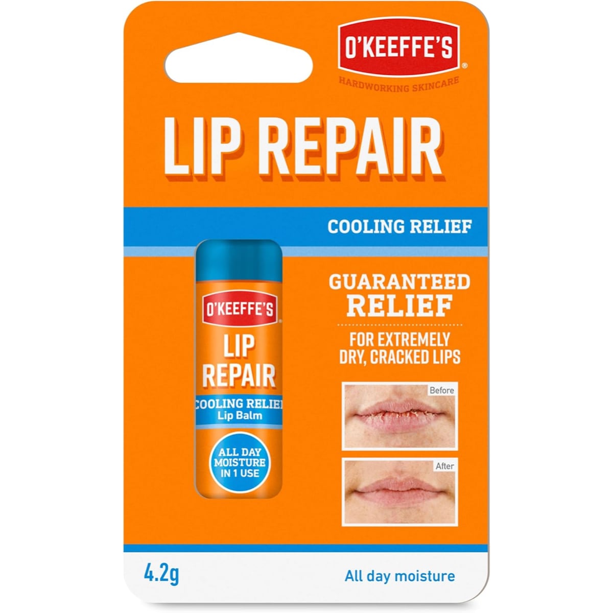 O'Keeffe's Lip Repair Cooling Lip Balm Stick 0.15oz 0.15oz