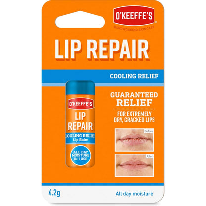 O'Keeffe's Lip Repair Cooling Lip Balm Stick 0.15oz 0.15oz