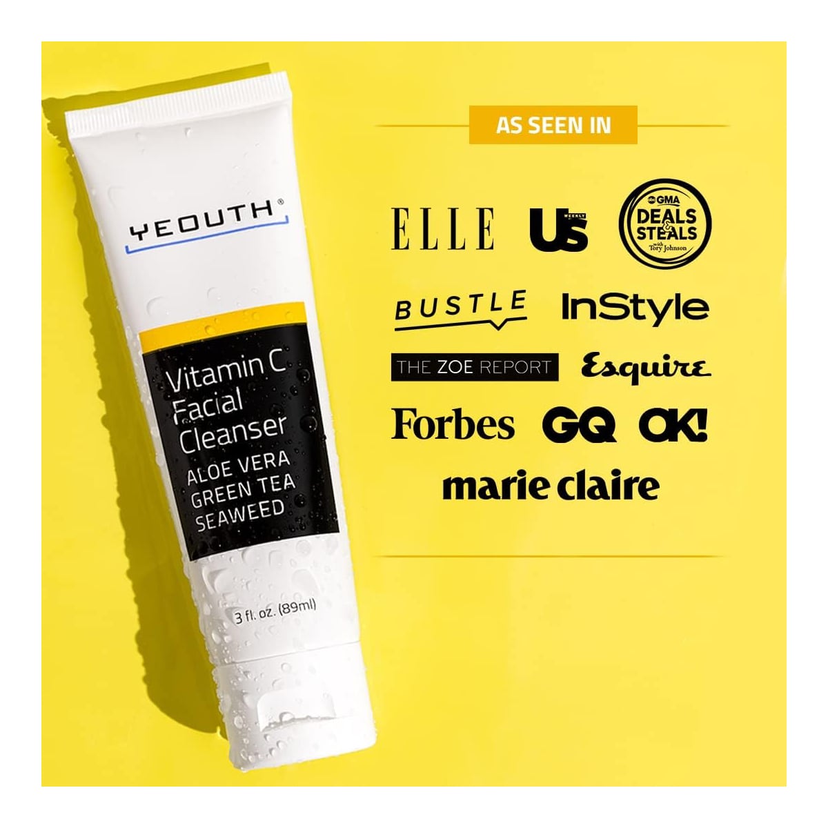 Yeouth Vitamin C Facial Cleanser 3oz 3oz