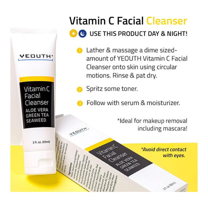 Yeouth Vitamin C Facial Cleanser 3oz 3oz