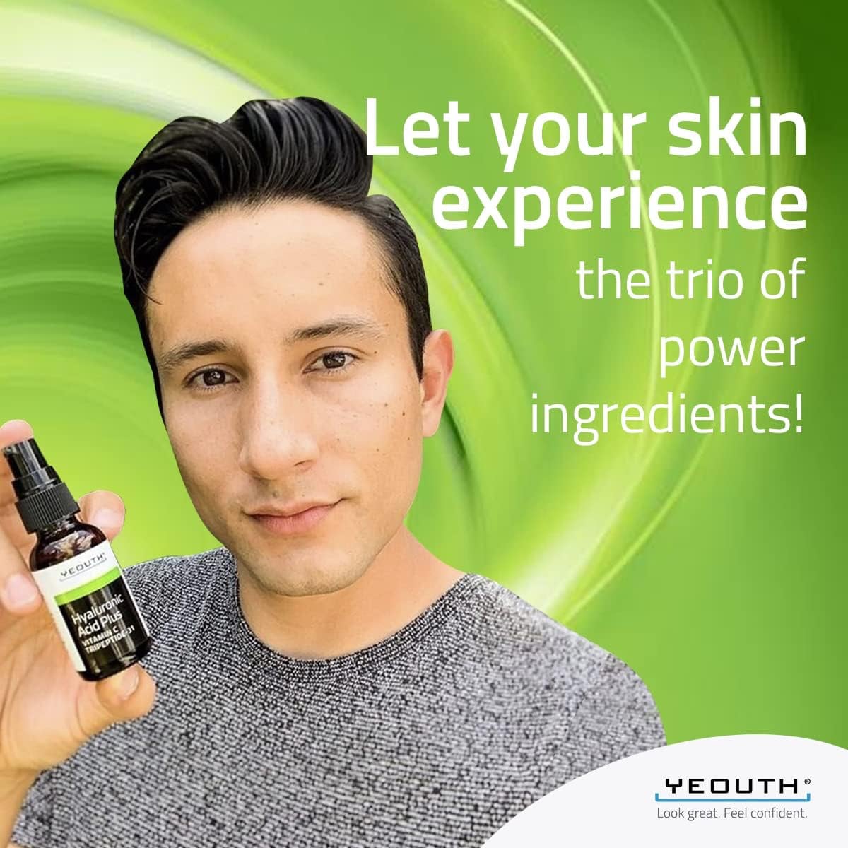 Yeouth Hyaluronic Acid Plus Serum with Vitamin C 2oz