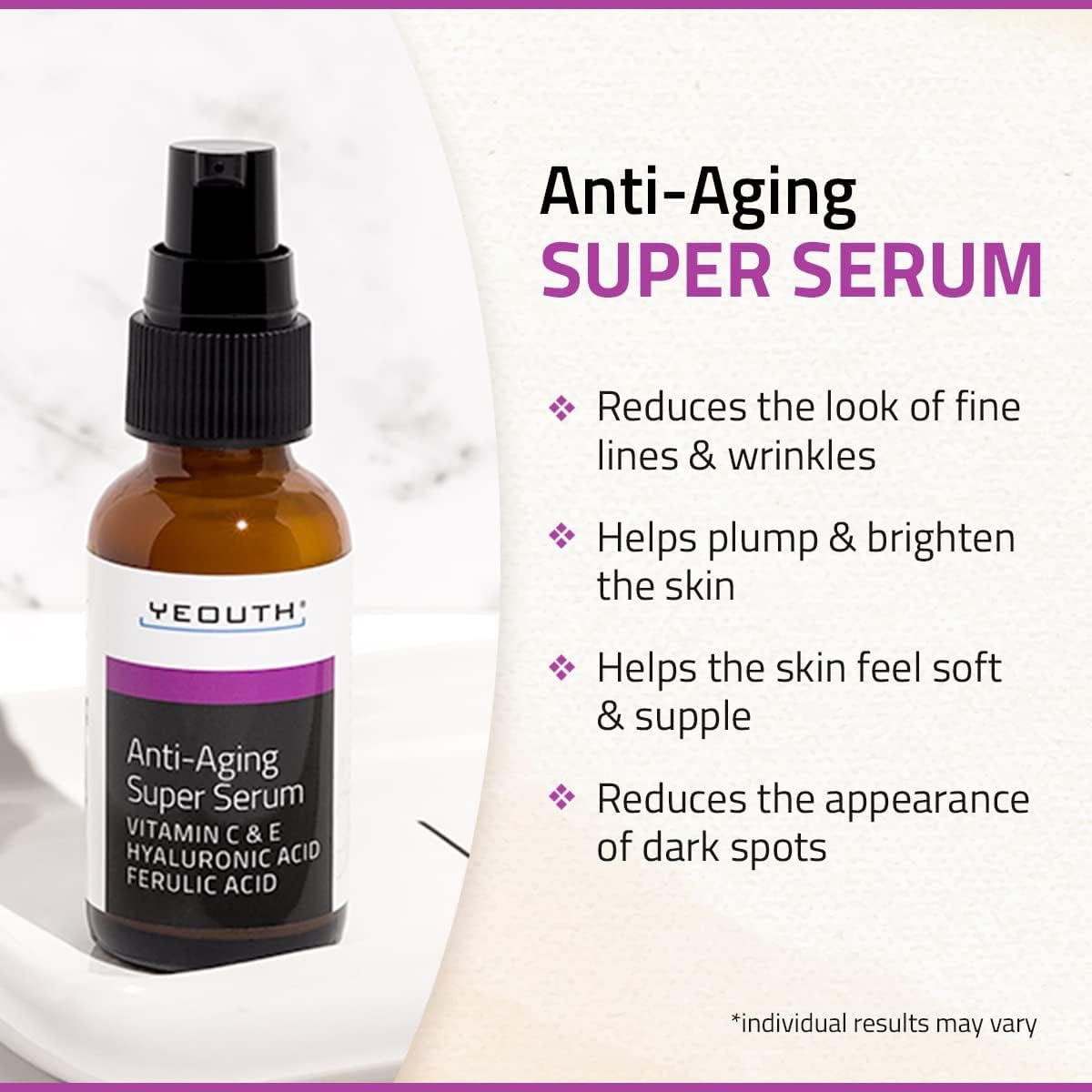 Yeouth Anti-Aging Super Serum 1oz 1oz