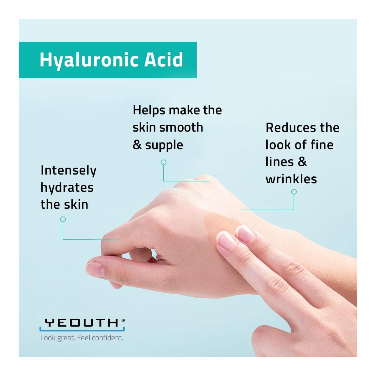 Yeouth Pure Hyaluronic Acid Serum 1oz