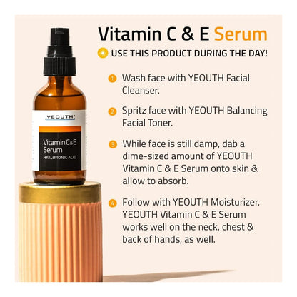 Yeouth Vitamin C and E Serum 2oz