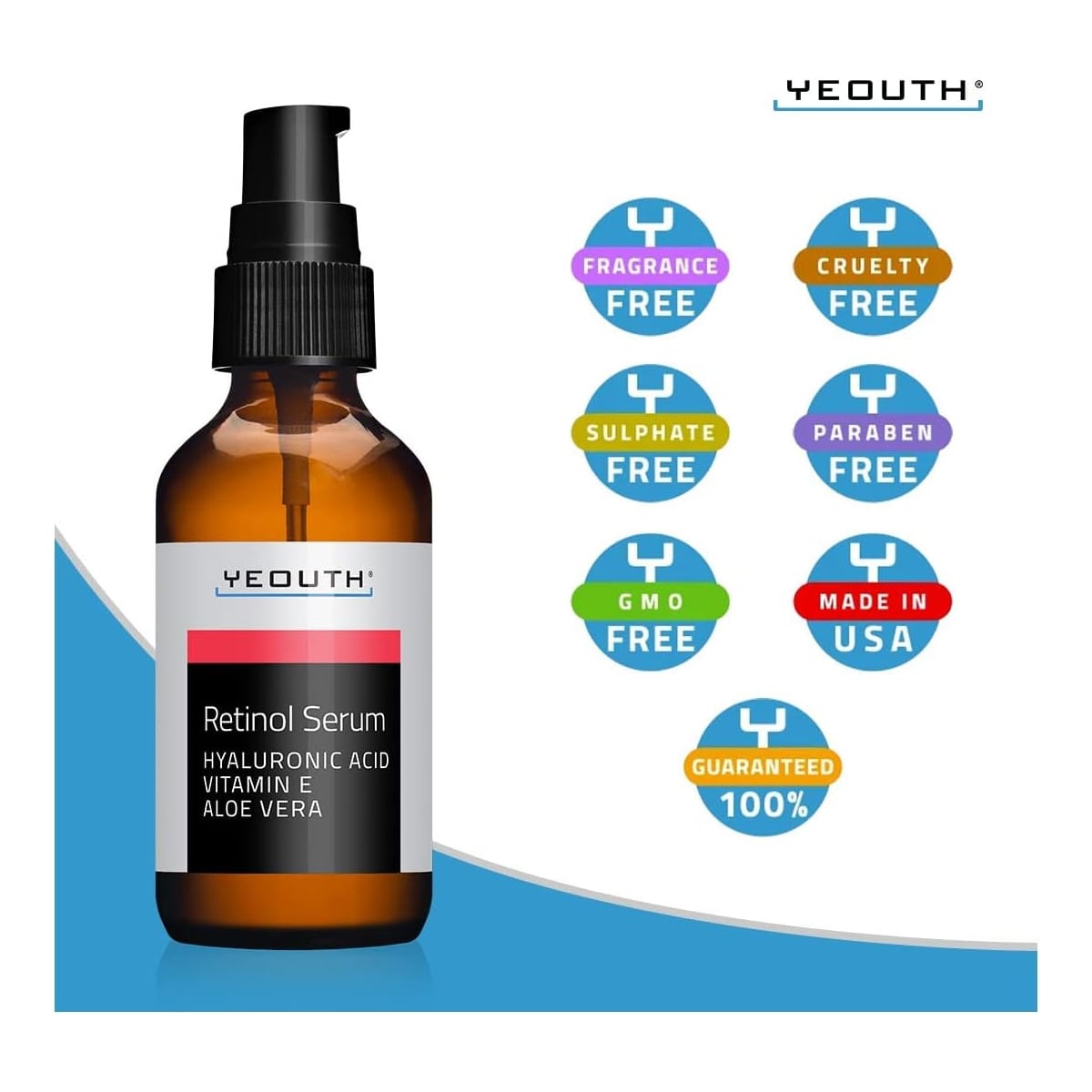 Yeouth 2.5% Retinol Serum 2oz