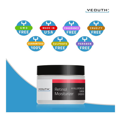Yeouth Retinol Moisturizer Cream 4oz