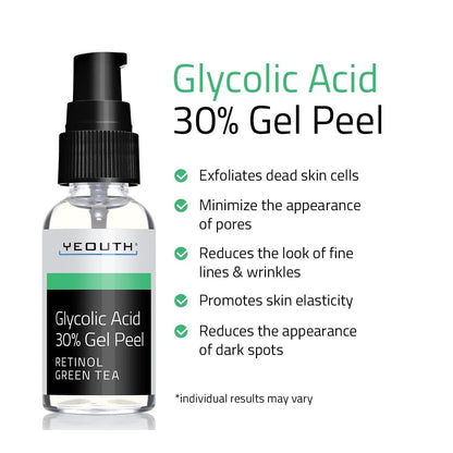 Yeouth 30% Glycolic Acid Gel Peel 2oz