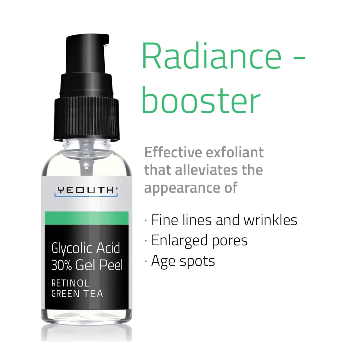 Yeouth 30% Glycolic Acid Gel Peel 2oz