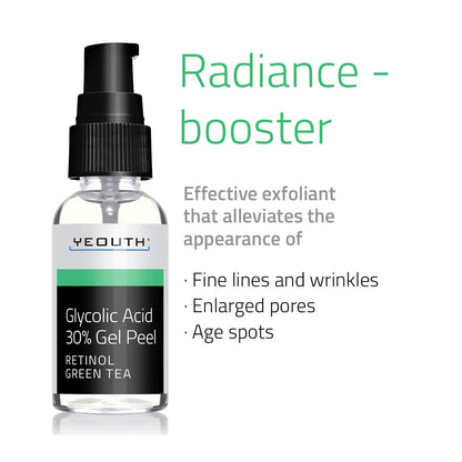 Yeouth 30% Glycolic Acid Gel Peel 2oz