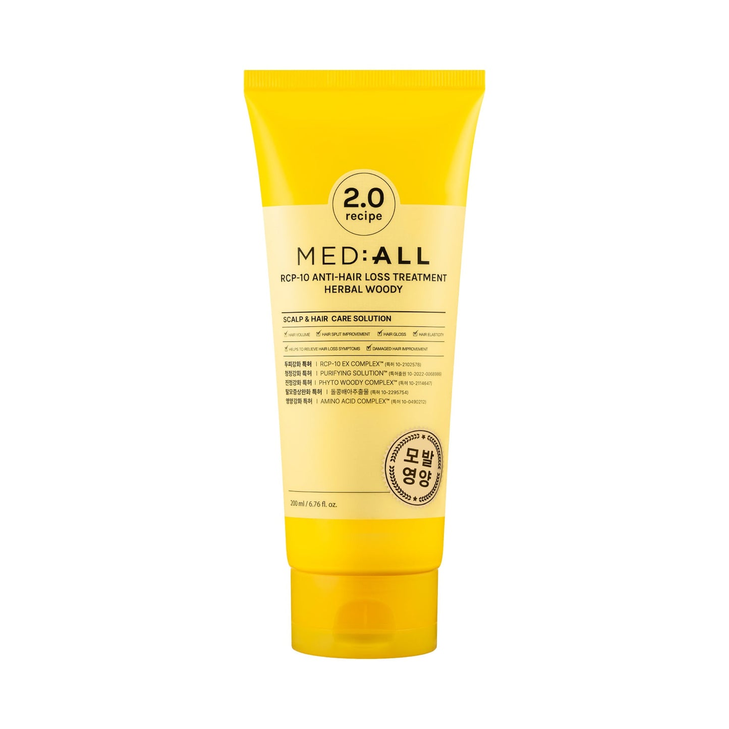 MEDIALL RCP-10 Anti-hairlossS Treatment Herbal Woody 200ml