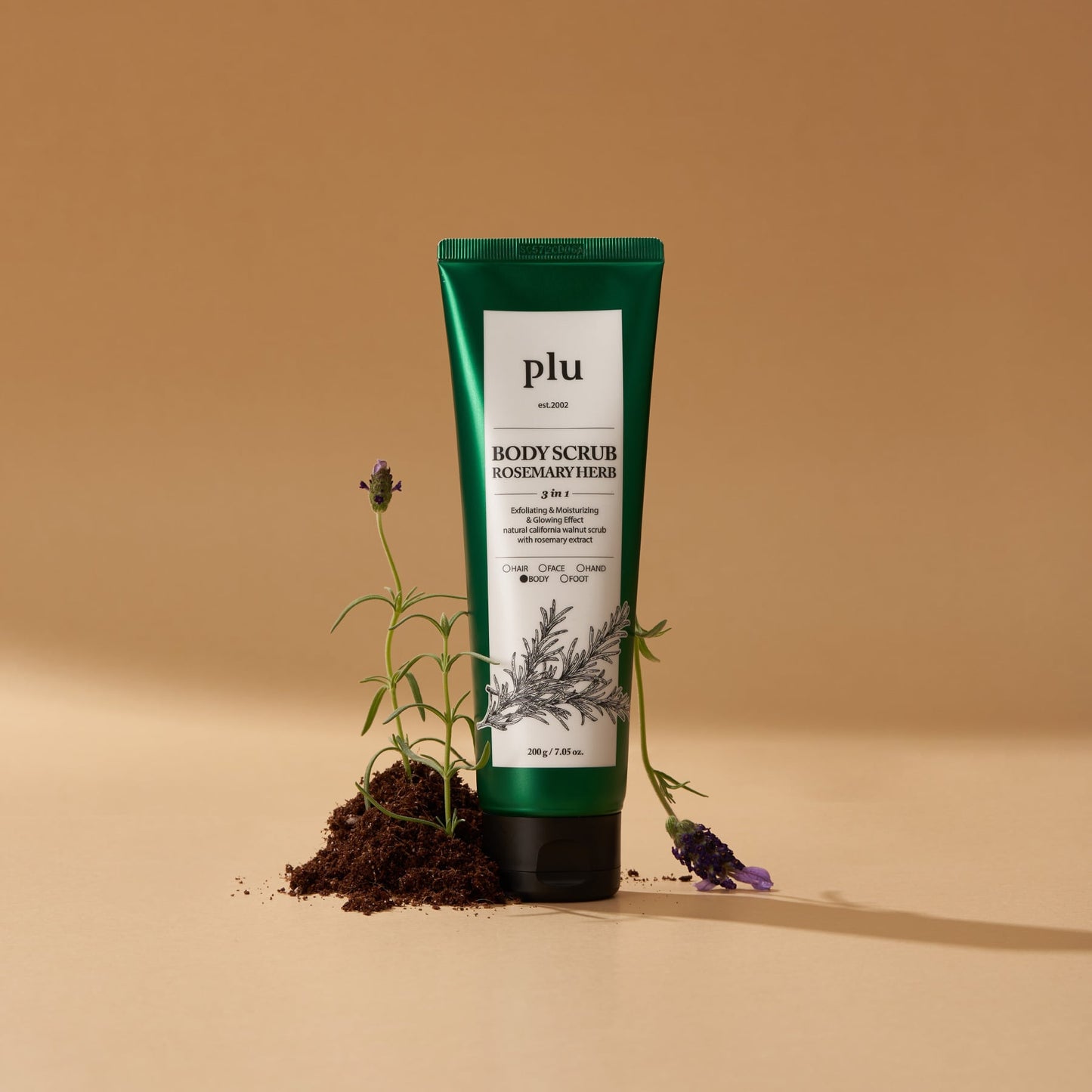 plu Body Scrub Rosemary Herb 200g