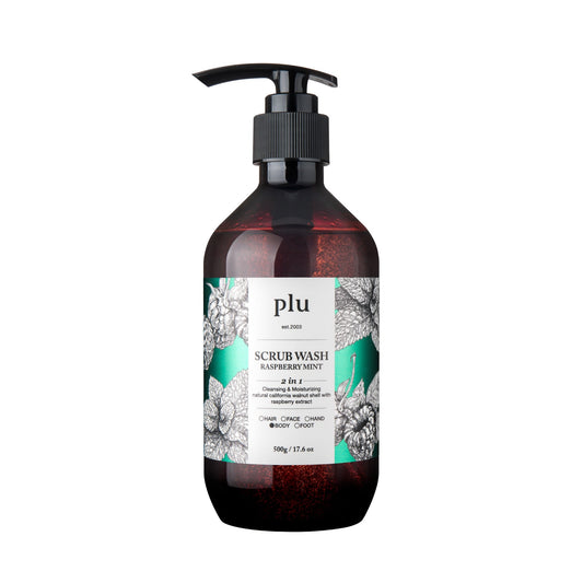 plu Scrub Wash Raspberry Mint 500g