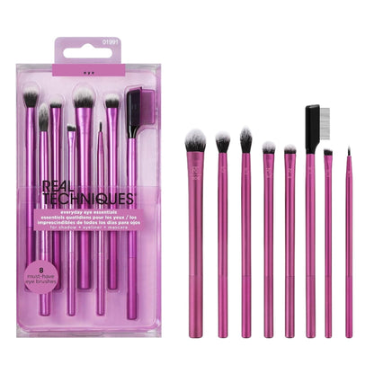 Real Techniques Everyday Eye Essentials Makeup Brush Kit 8pc