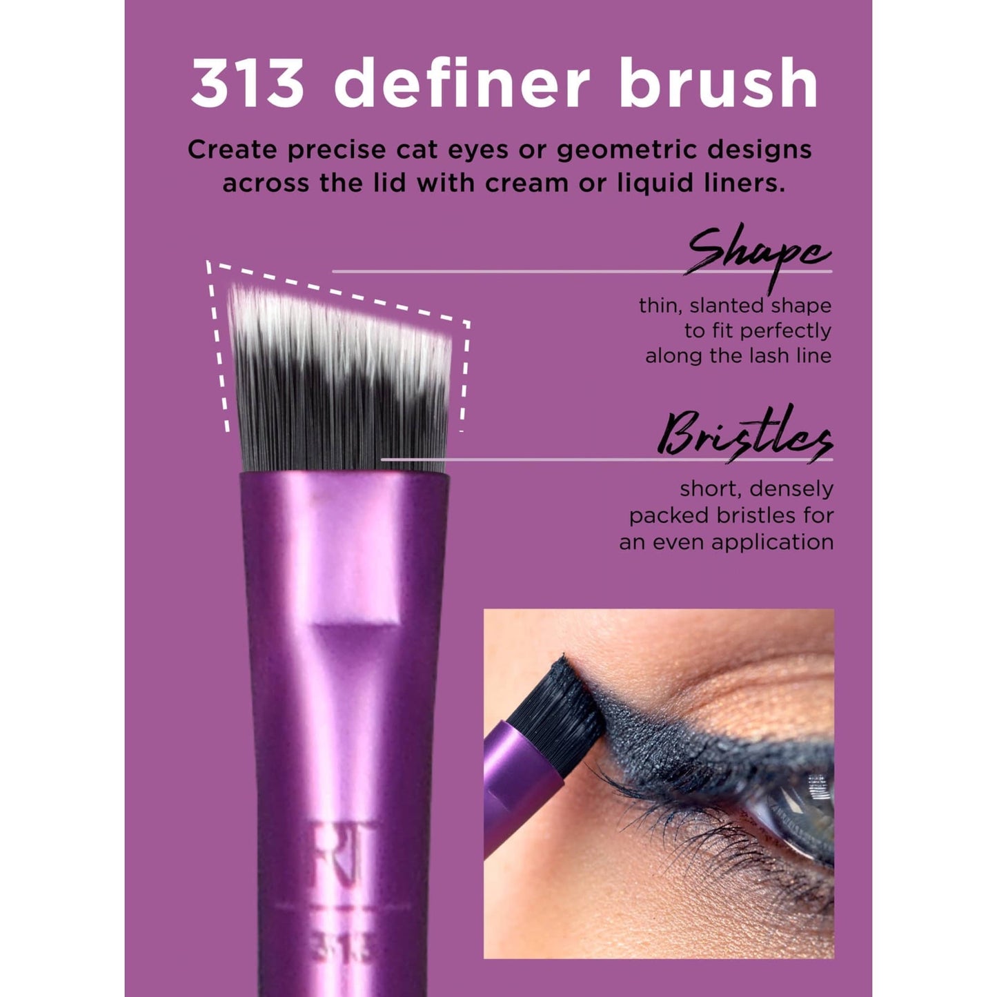 Real Techniques Everyday Eye Essentials Makeup Brush Kit 8pc