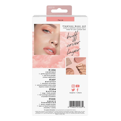 Real Techniques Flawless Base Brush Kit 5pc