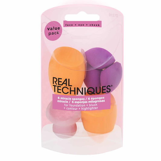 Real Techniques Miracle Complexion Sponges, 6 Piece Set