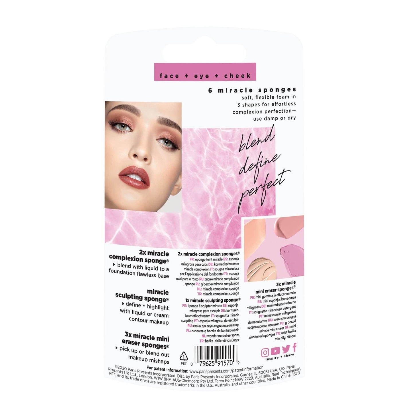 Real Techniques Miracle Complexion Sponges, 6 Piece Set