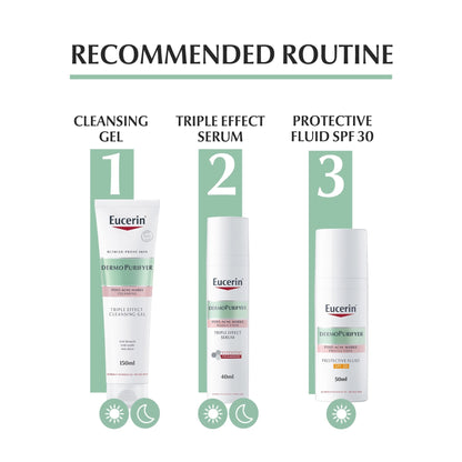 Eucerin DermoPurifyer Triple Effect Face and Body Cleansing Gel 150ml