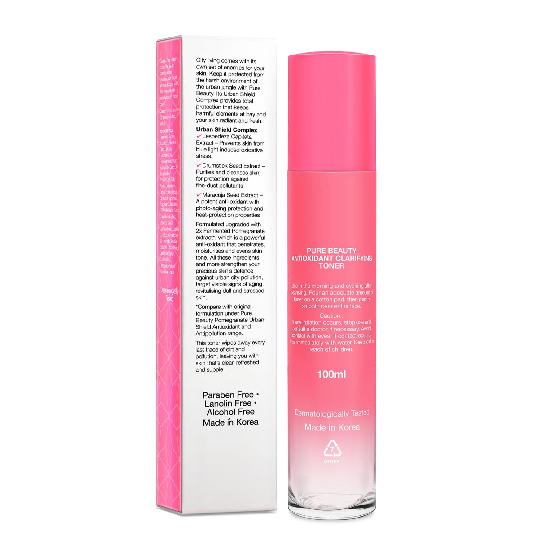 Urban Shield Antioxidant Clarifying Hydrating Toner 150ml