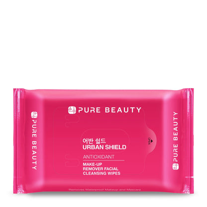 Urban Shield Antioxidant Facial Makeup Removing Wipes 20pcs