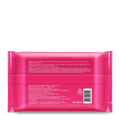 Urban Shield Antioxidant Facial Makeup Removing Wipes 20pcs