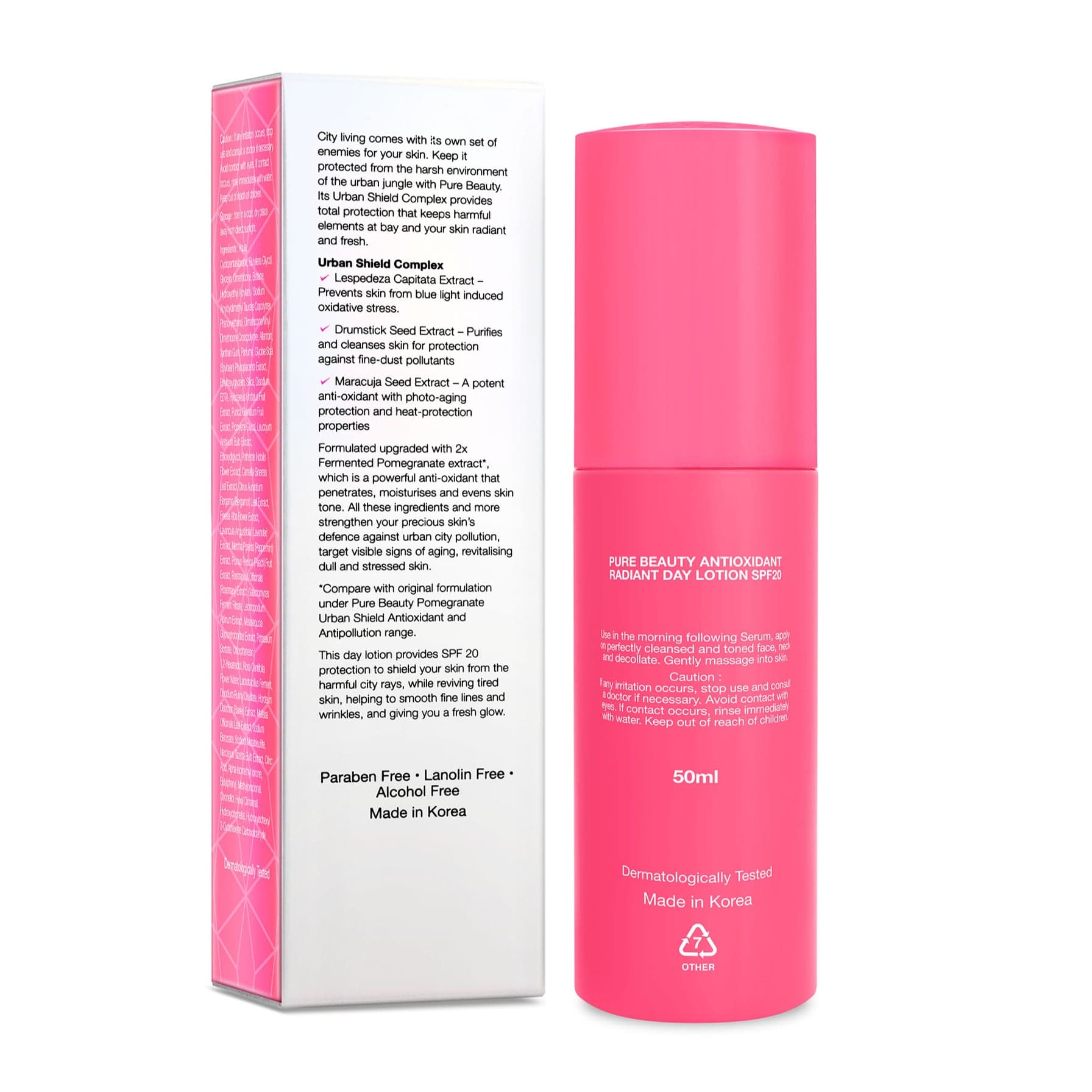Urban Shield Antioxidant Radiant Day Cream SPF20 50ml